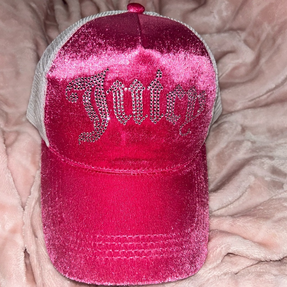 Hot Pink Juicy Couture Baseball Cap